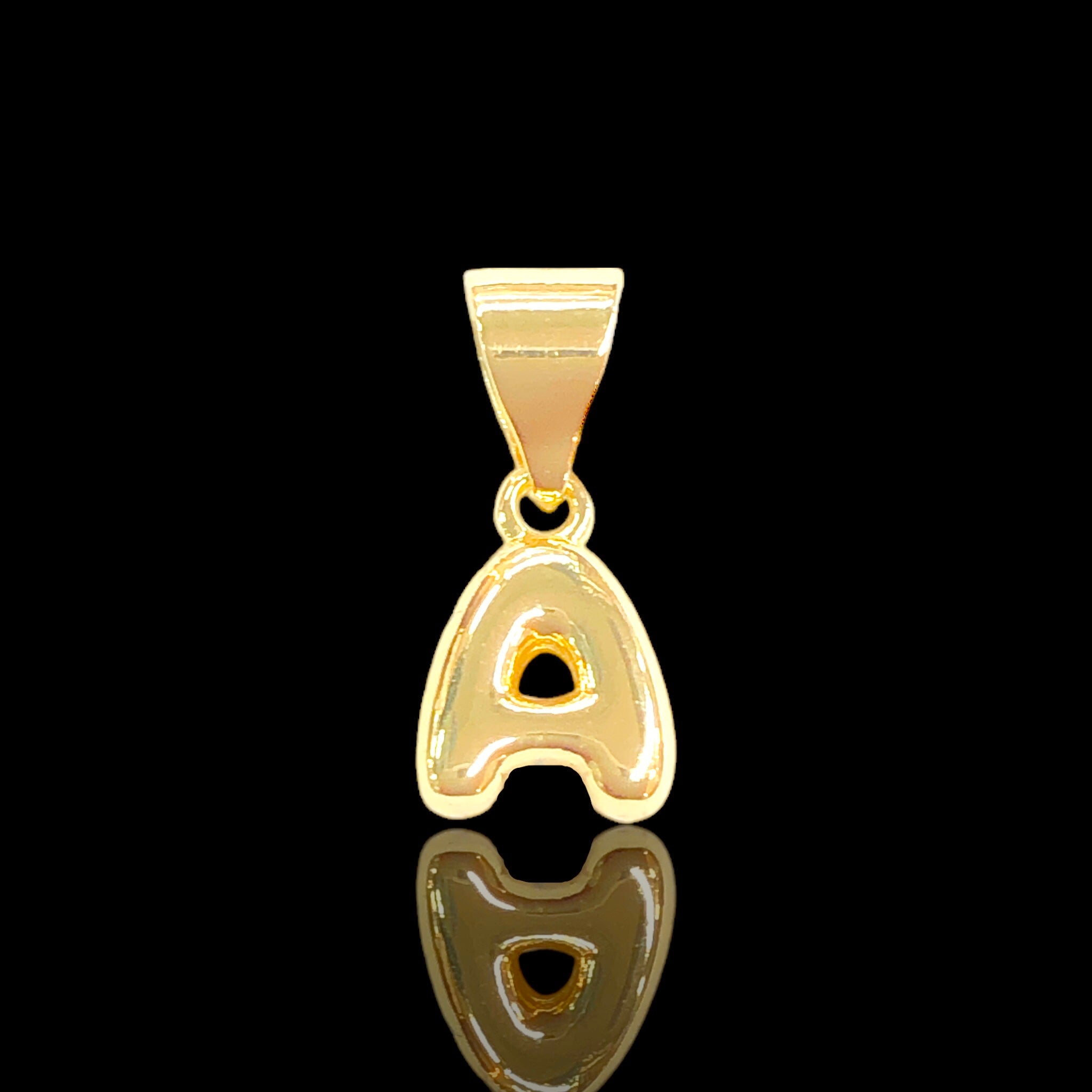 18K Gold Filled Mini Alphabet Letter Pendant