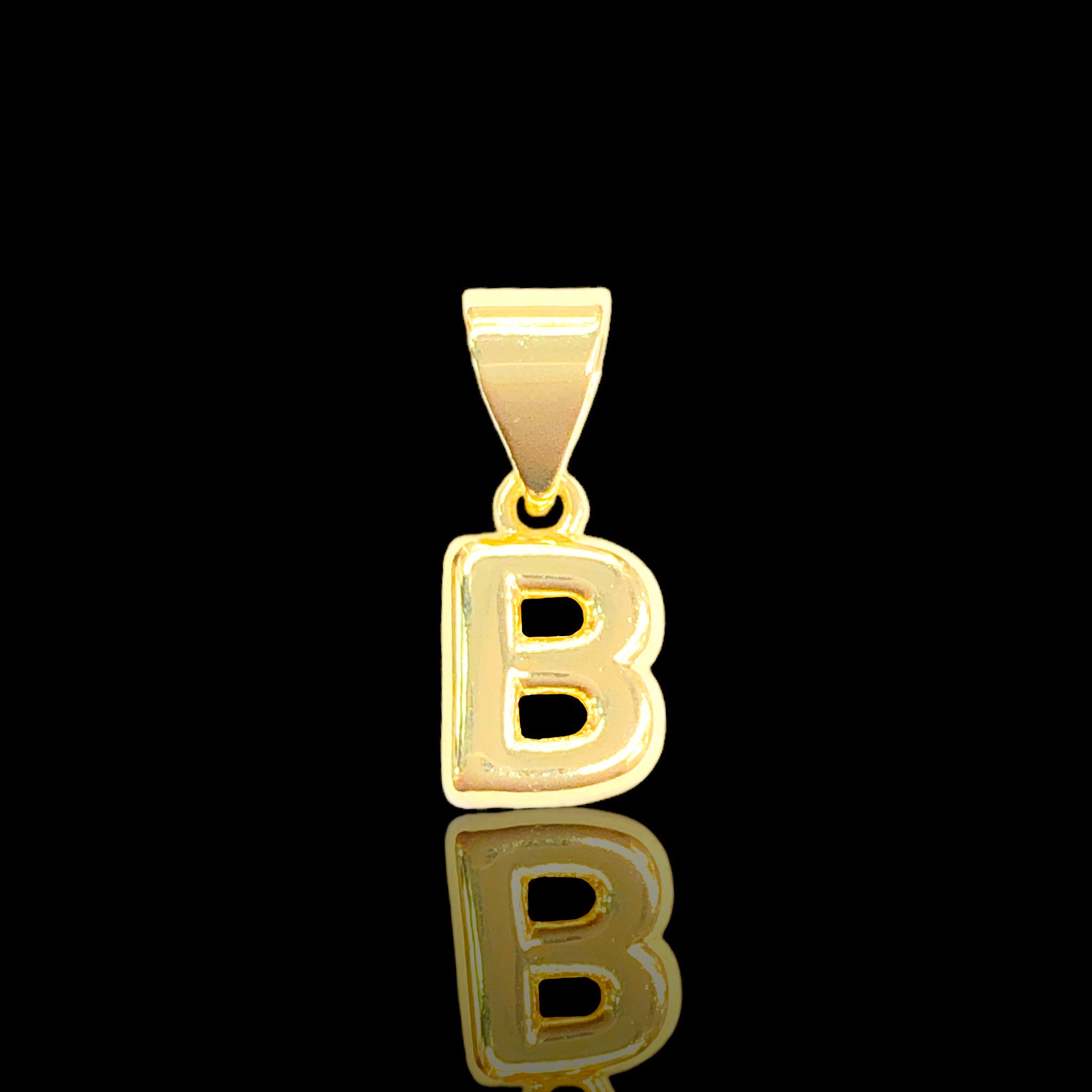 18K Gold Filled Mini Alphabet Letter Pendant