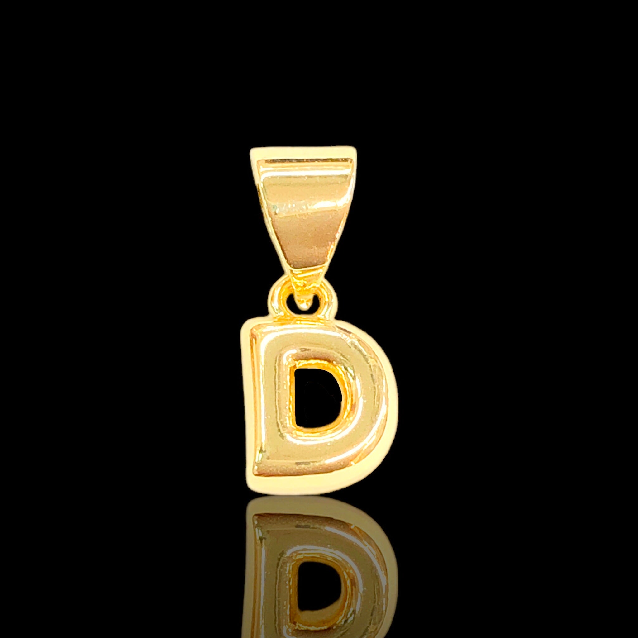 18K Gold Filled Mini Alphabet Letter Pendant