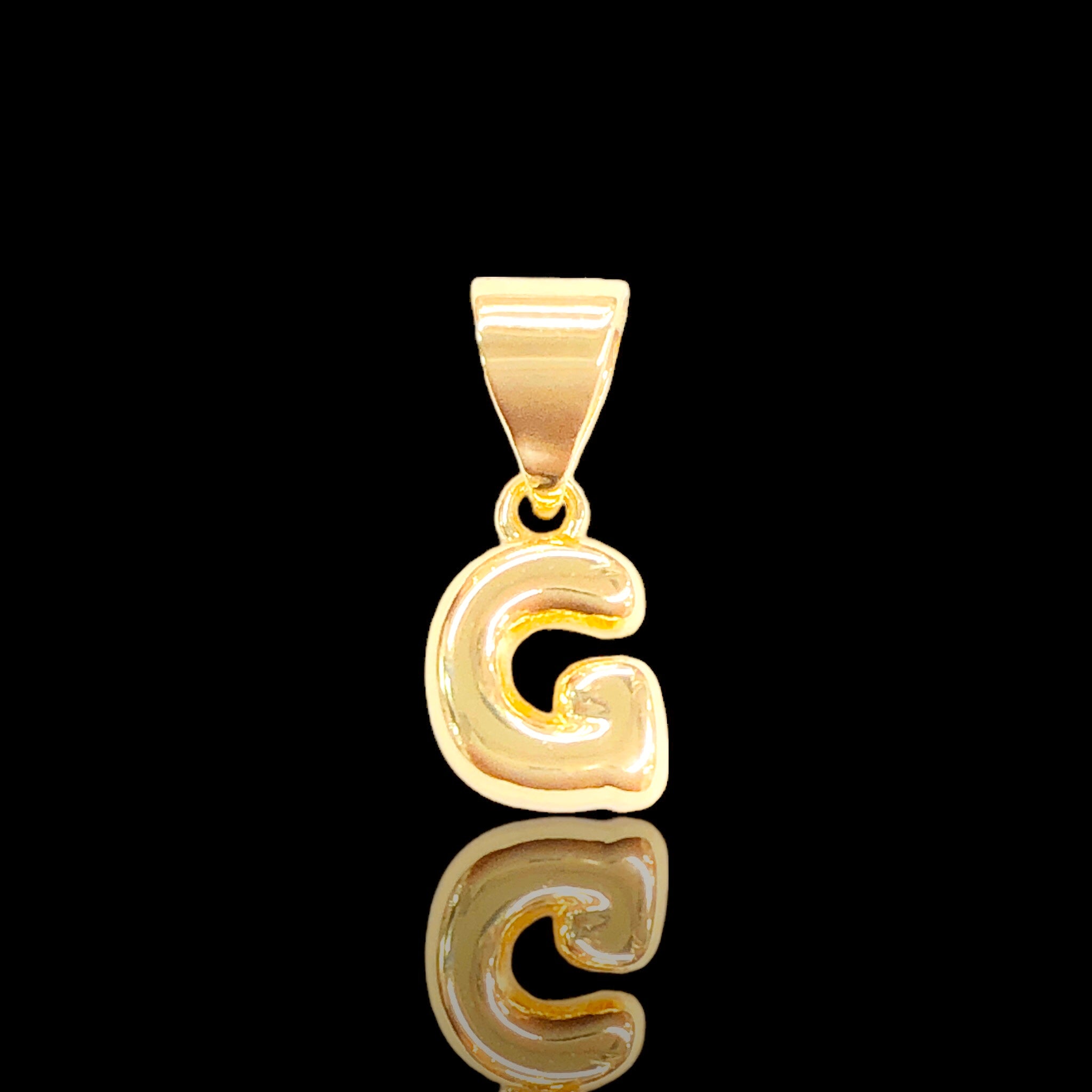 18K Gold Filled Mini Alphabet Letter Pendant