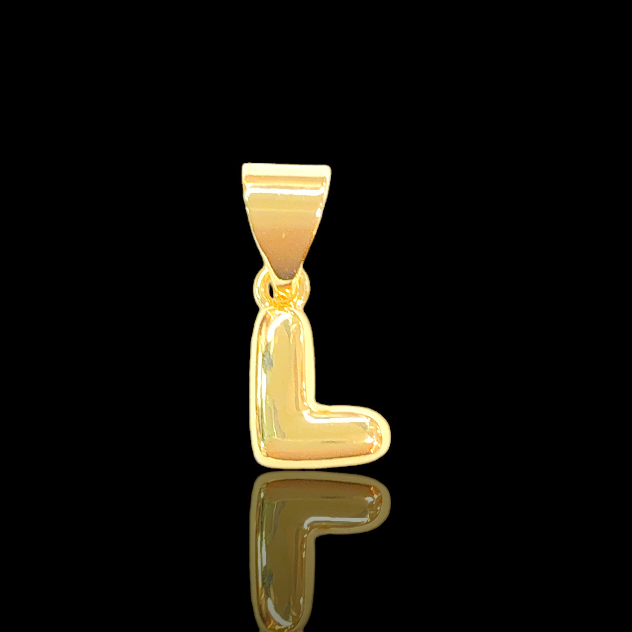 18K Gold Filled Mini Alphabet Letter Pendant