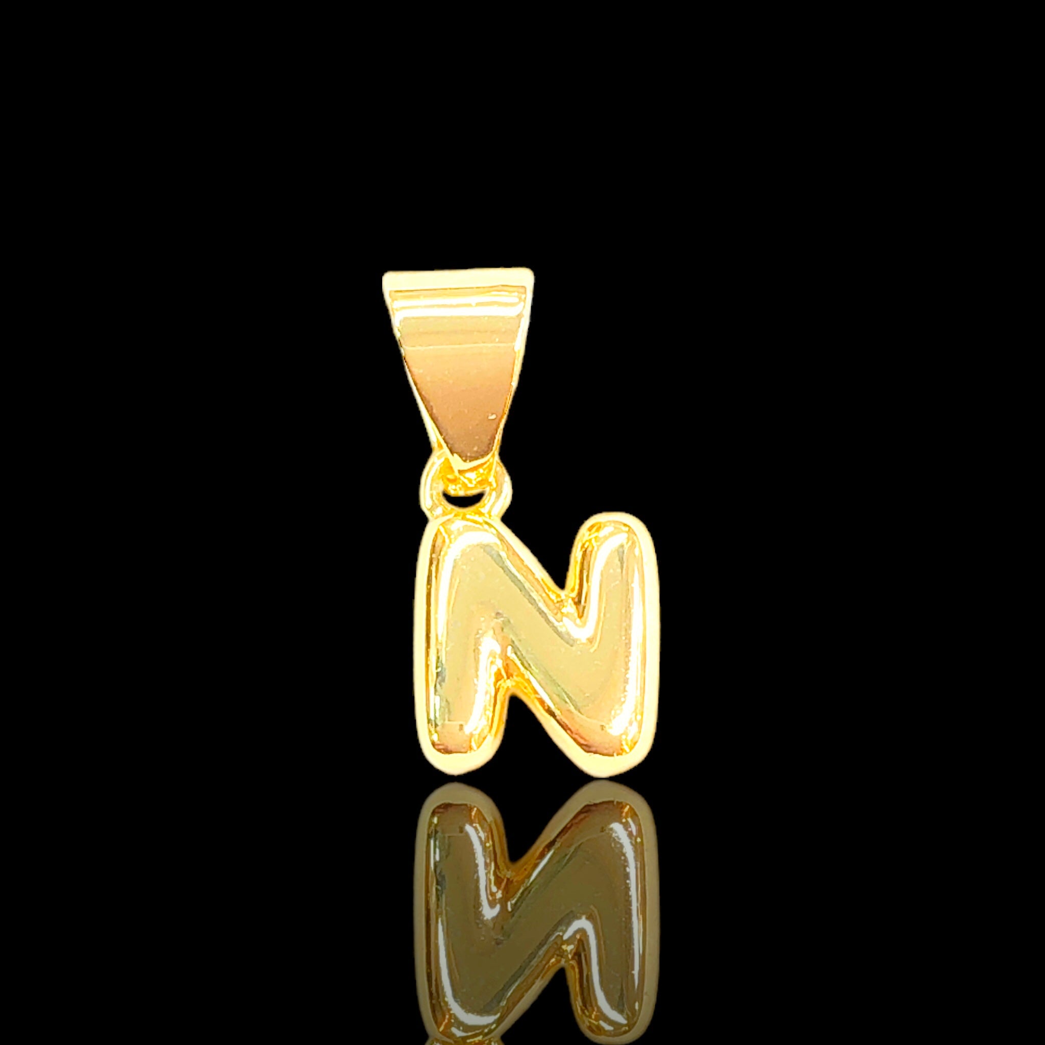 18K Gold Filled Mini Alphabet Letter Pendant