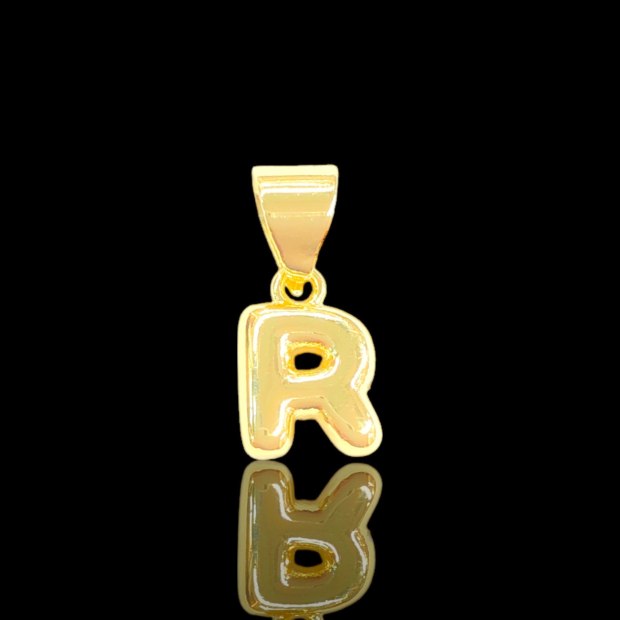 18K Gold Filled Mini Alphabet Letter Pendant