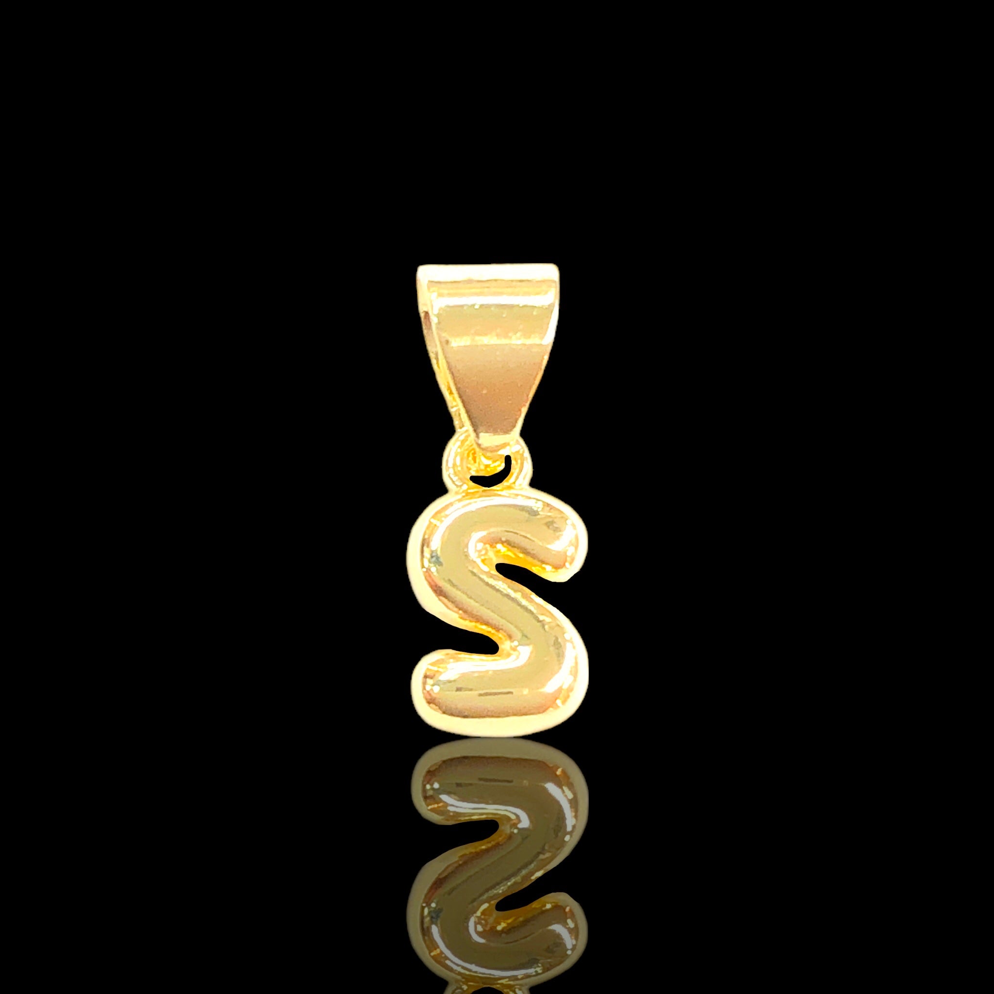 18K Gold Filled Mini Alphabet Letter Pendant