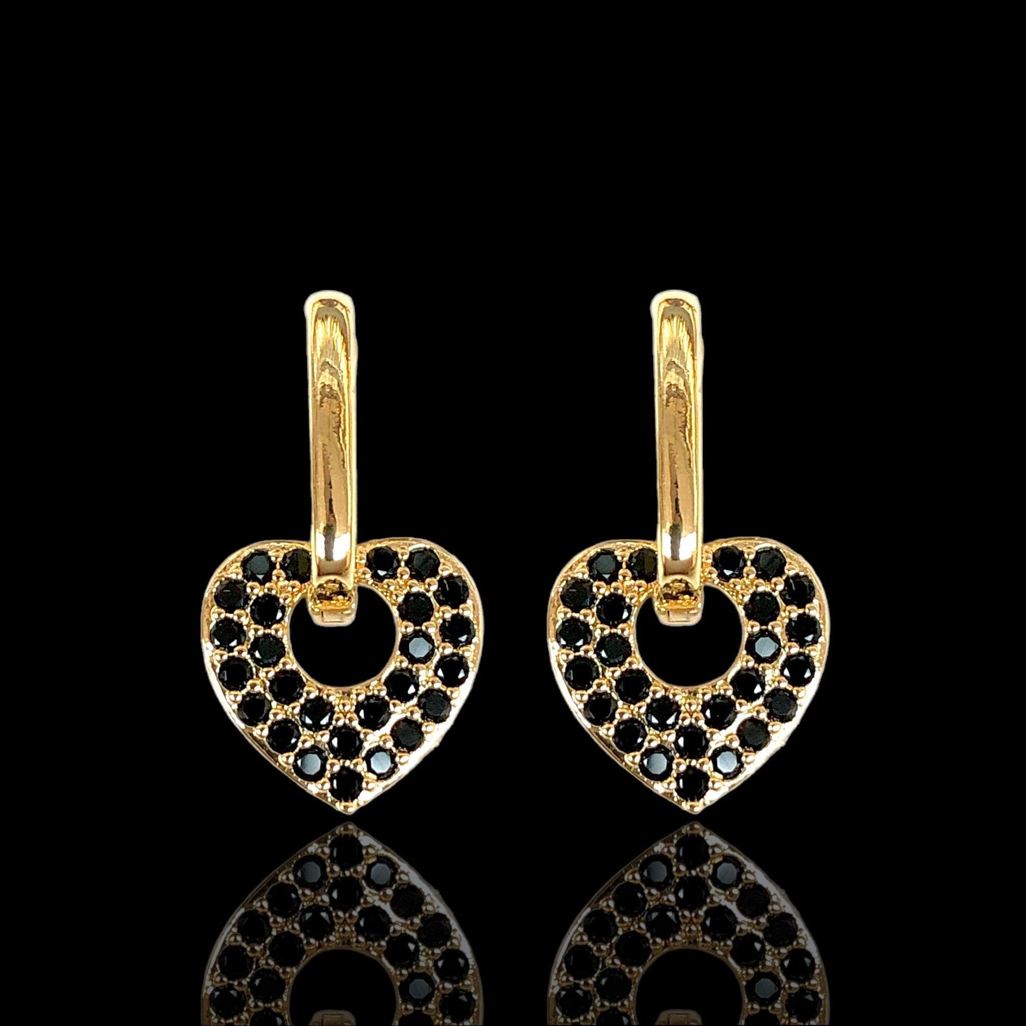 OLE 0456 -18K Gold Filled Oro Laminado EARRINGS, NEW - KUANIA