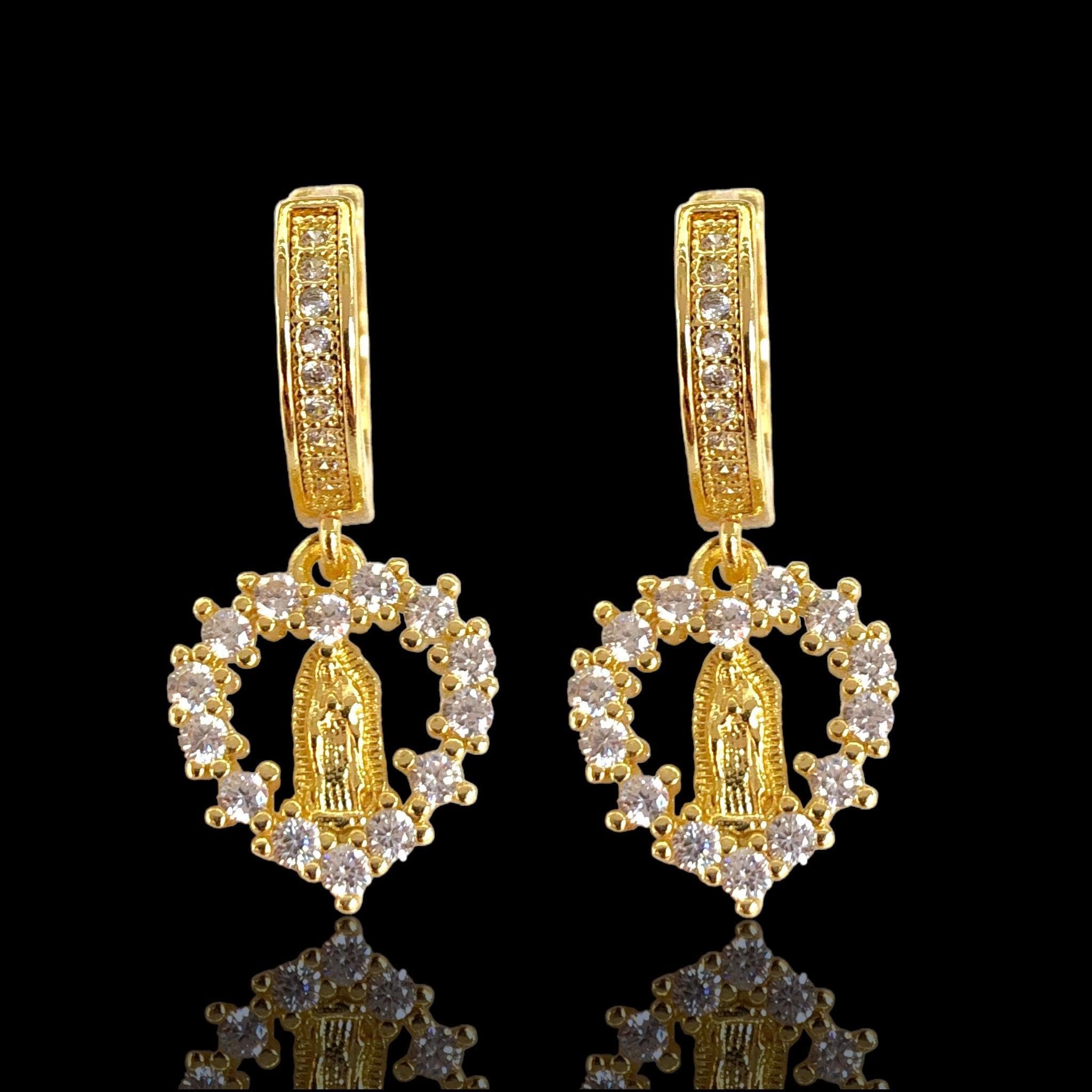 OLE 0464 -18K Gold Filled Oro Laminado EARRINGS - KUANIA