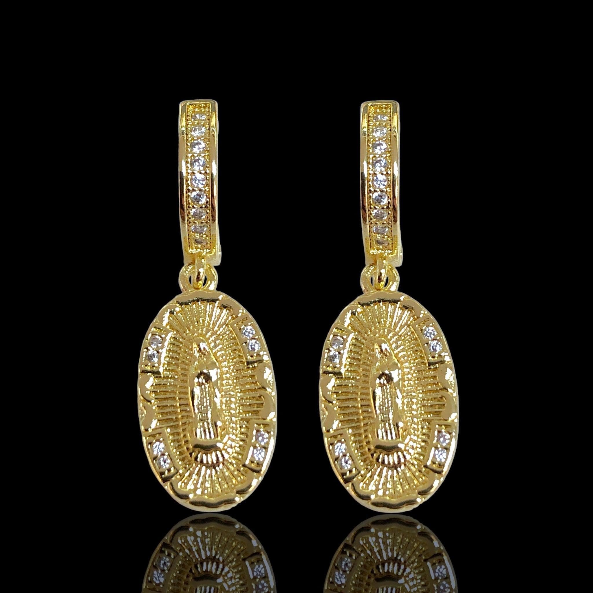 OLE 0466 -18K Gold Filled Oro Laminado EARRINGS - KUANIA