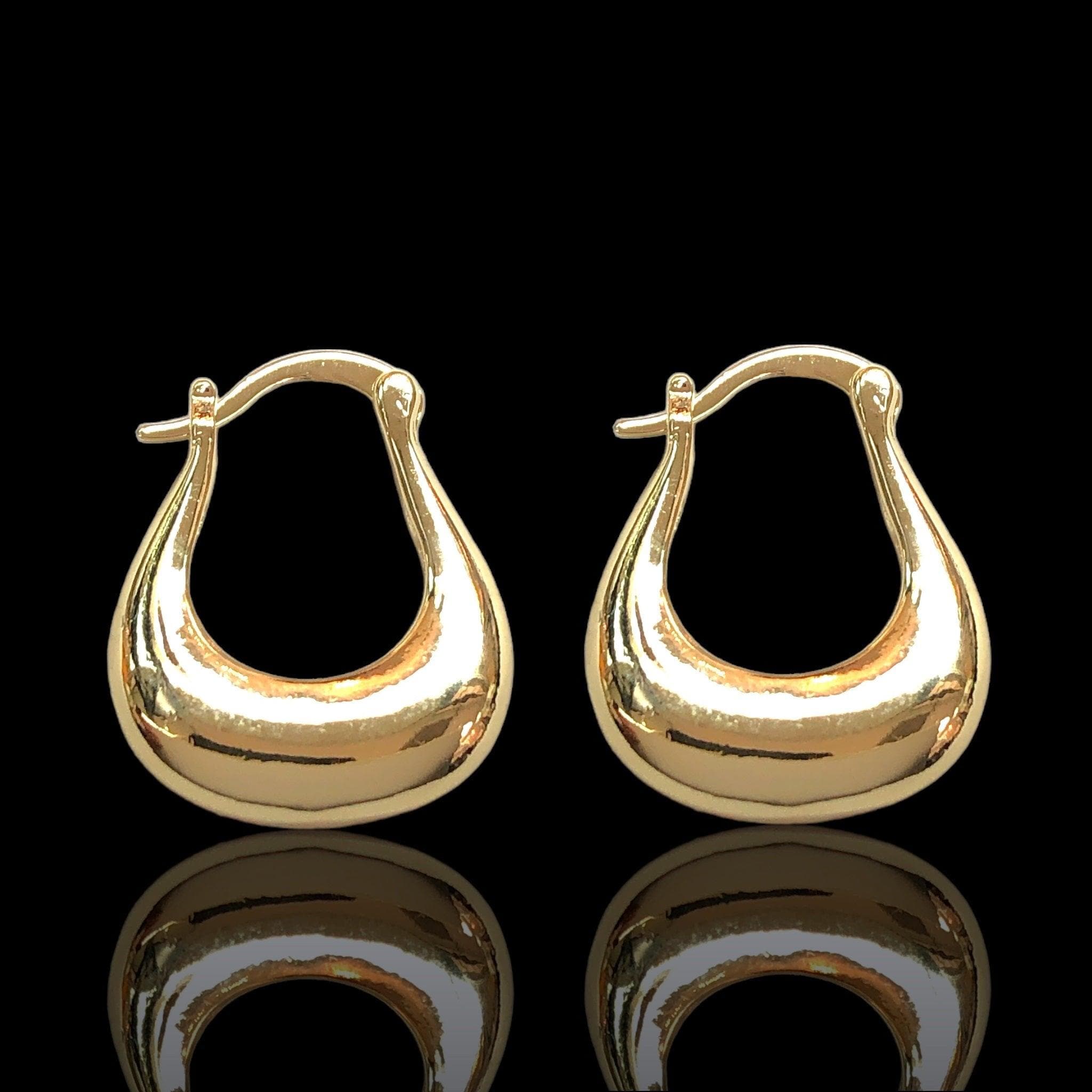 OLE 0472 -18K Gold Filled Oro Laminado EARRINGS - KUANIA