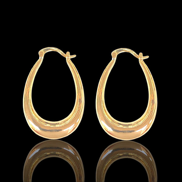 OLE 0525 -18K Gold Filled Oro Laminado EARRINGS - KUANIA