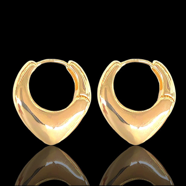 OLE 0527 -18K Gold Filled Oro Laminado EARRINGS - KUANIA