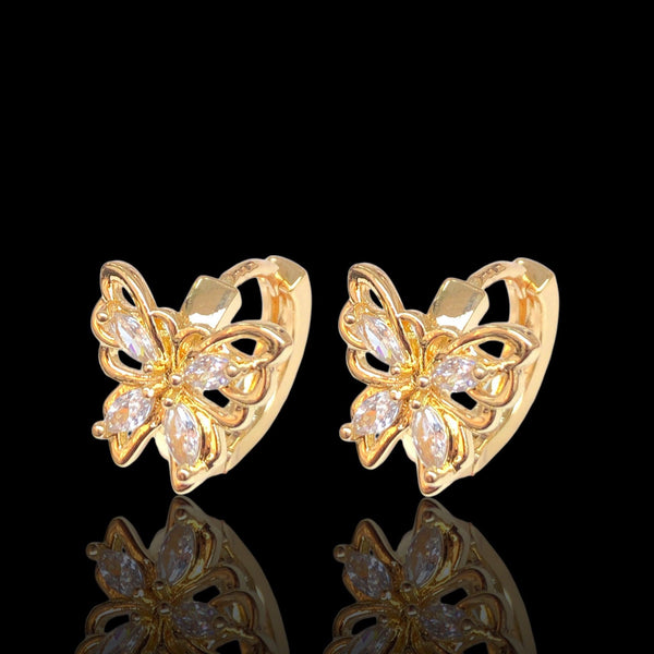 OLE 0545 -18K Gold Filled Oro Laminado EARRINGS - KUANIA