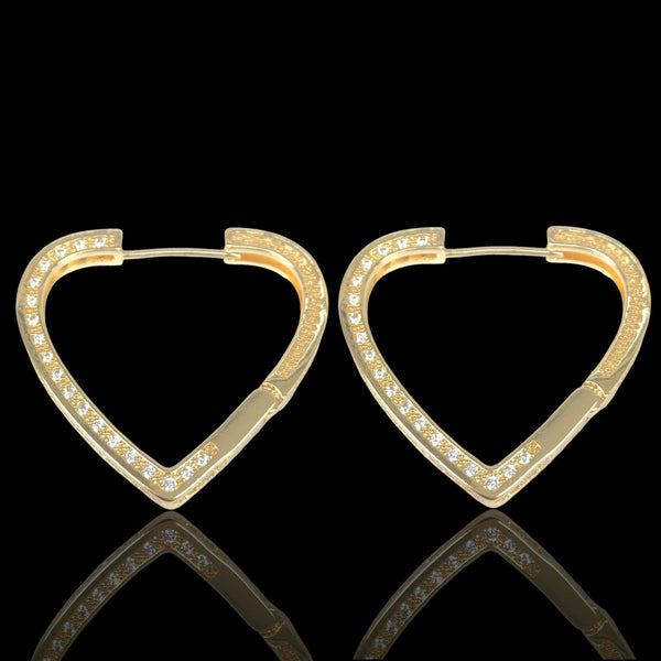 OLE 0558 -18K Gold Filled Oro Laminado EARRINGS - KUANIA