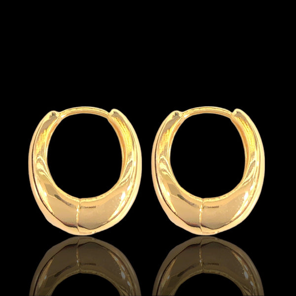 OLE 0576 -18K Gold Filled Oro Laminado EARRINGS - KUANIA