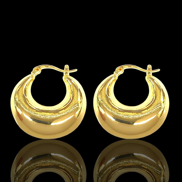 OLE 592 -18K Gold Filled Oro Laminado EARRINGS - KUANIA