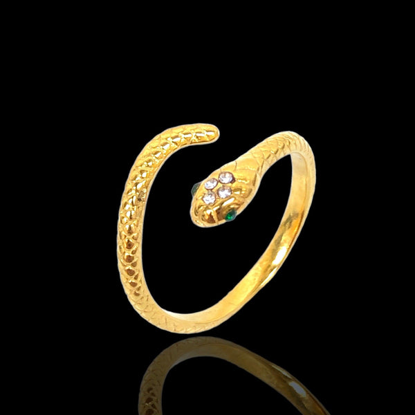 OLRA 0078 -18K Gold Filled Oro Laminado RING - KUANIA