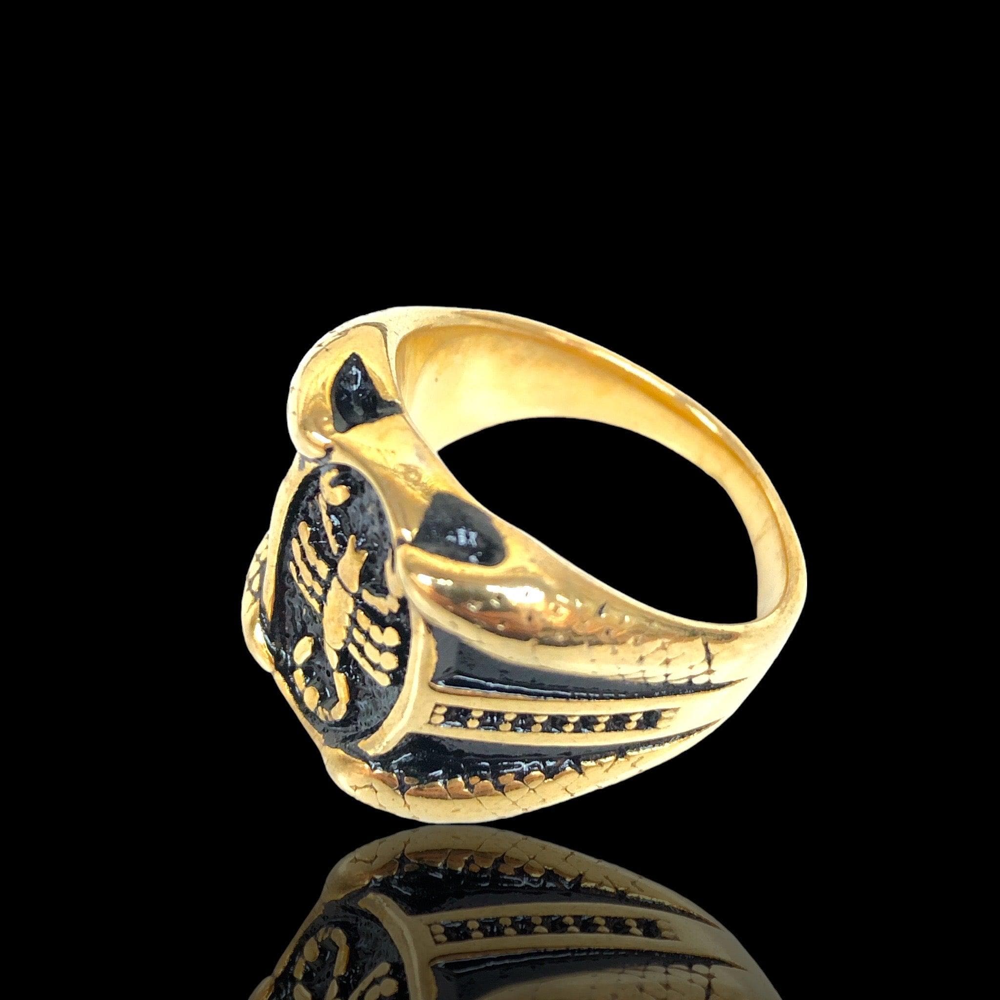 OLRA 0087 -18K Gold Filled Oro Laminado RING - KUANIA