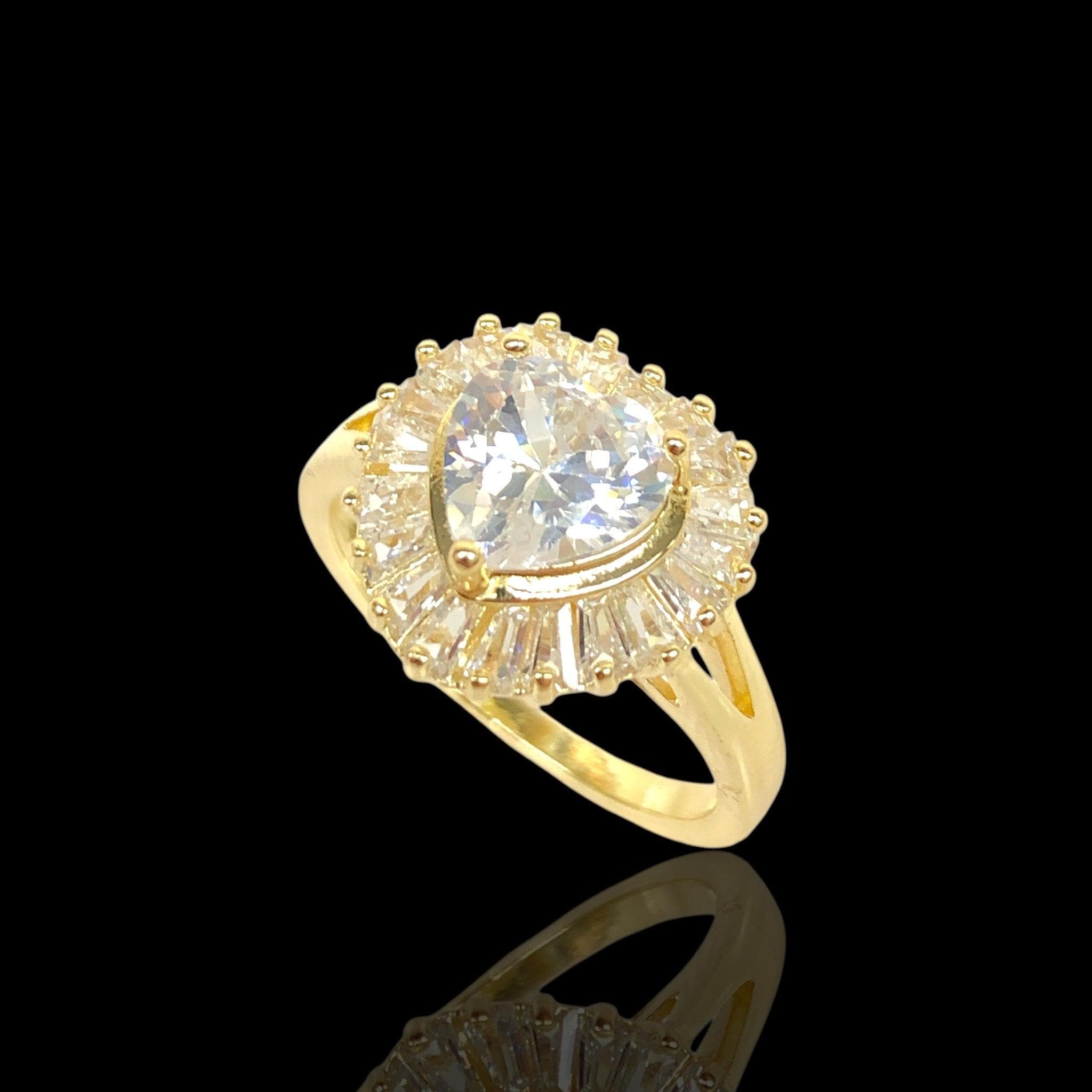 OLRA 0093 -18K Gold Filled Oro Laminado RING - KUANIA