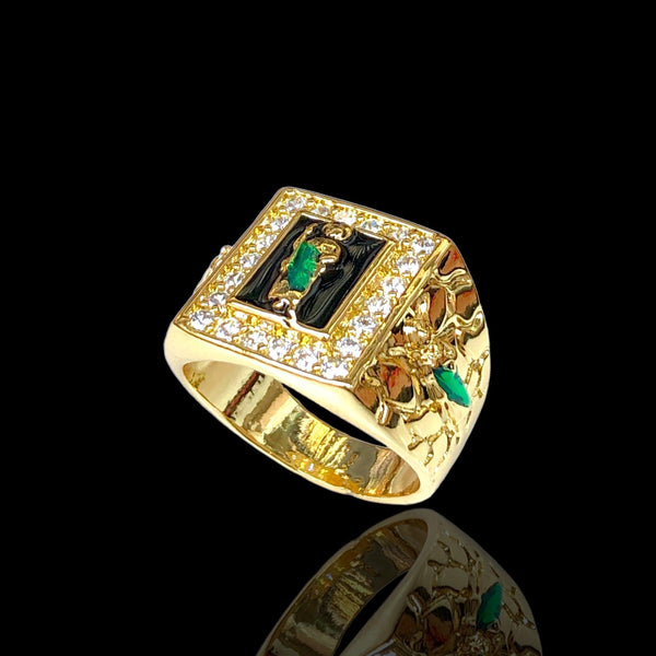 OLRA 0096 -18K Gold Filled Oro Laminado RING - KUANIA