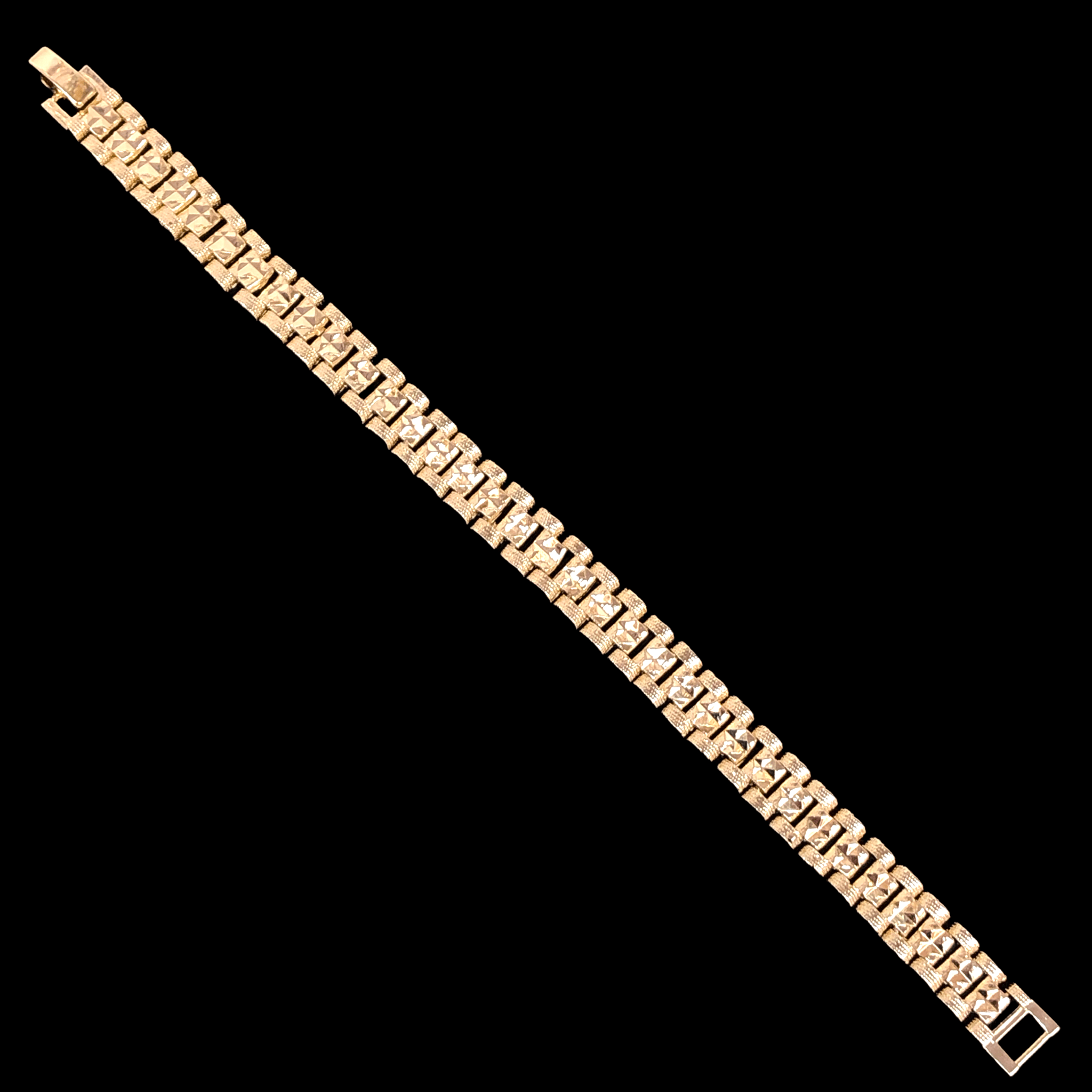 Oro Laminado Gold Filled Parisian Edition Rolx Style Bracelet