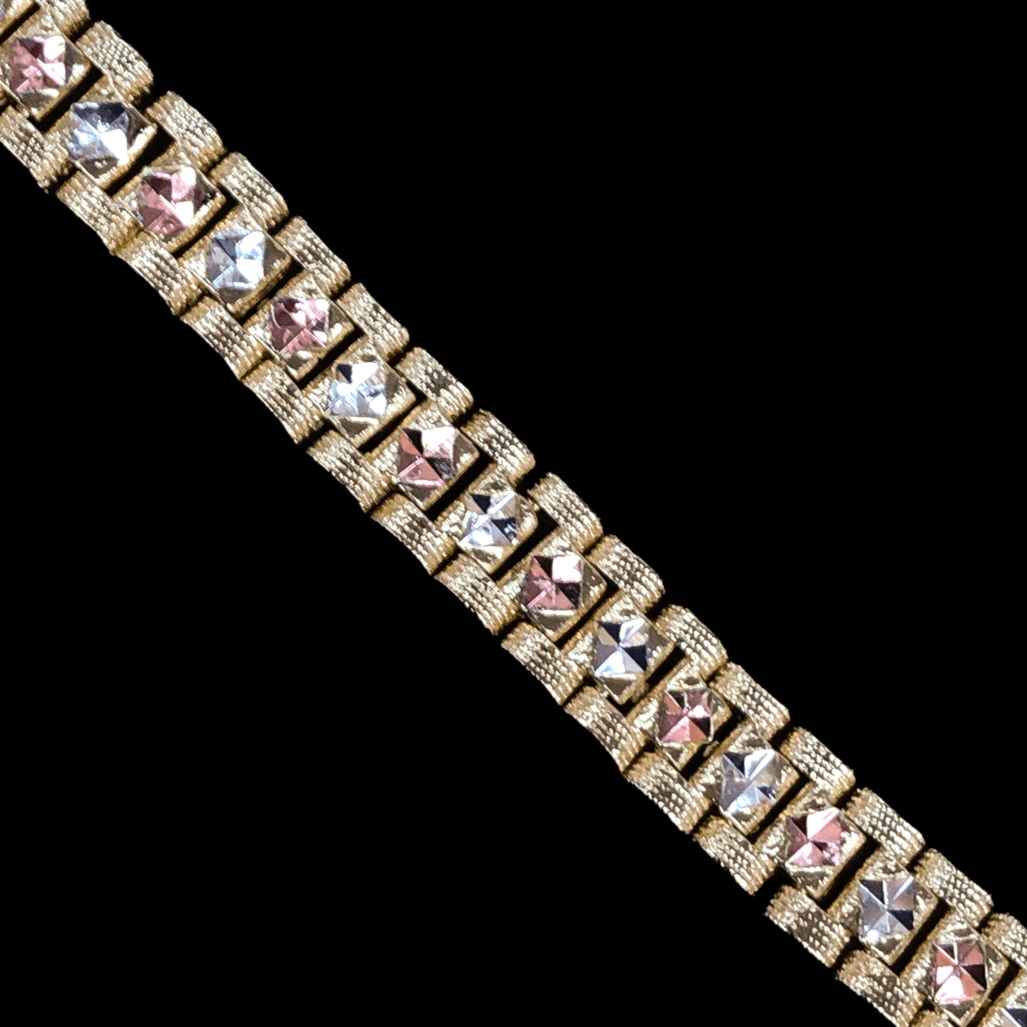 Oro Laminado Gold Filled Tricolor Parisian Edition Bracelet