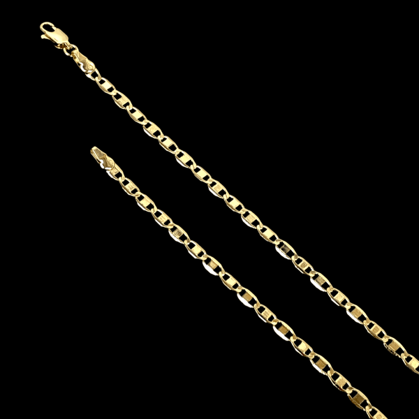 18K Gold Filled 2.5mm Valentino Chain (Pack of 12) -18K Gold Filled Oro Laminado CHAIN, NEW - KUANIA