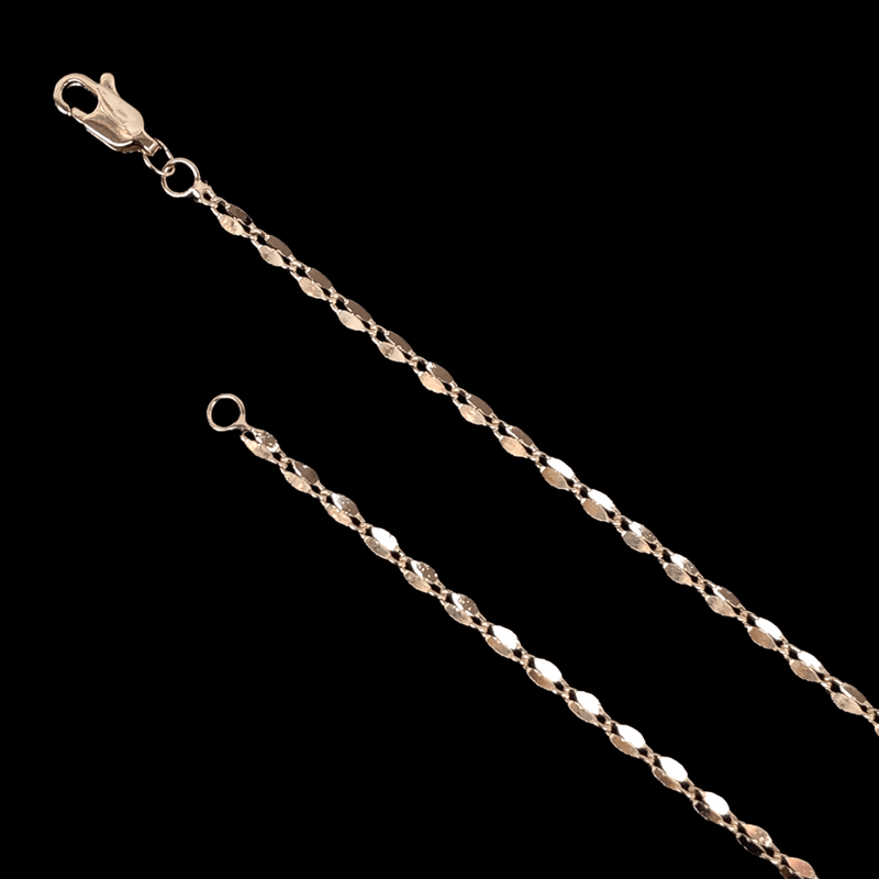 18K Gold Filled 2mm Florentine Chain (Pack of 6) -18K Gold Filled Oro Laminado CHAIN, NEW - KUANIA