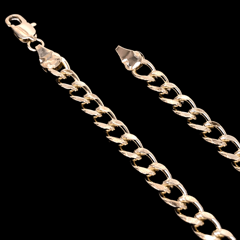 18K Gold Filled 5.5mm Miami Cuban Chain (Pack of 3) -18K Gold Filled Oro Laminado CHAIN, NEW - KUANIA