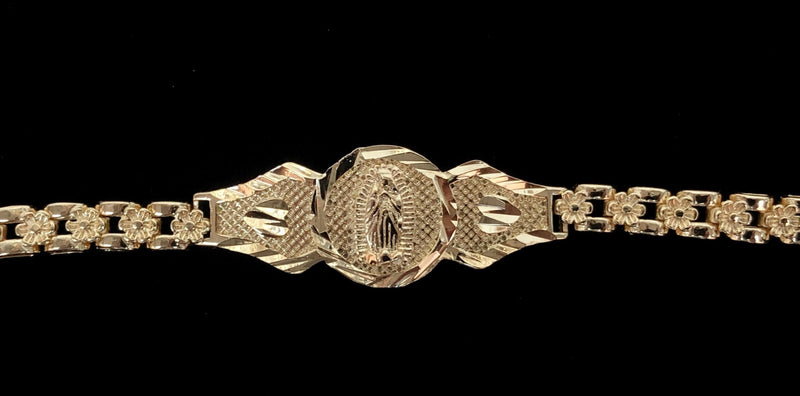 OLB 0015 -18K Gold Filled Oro Laminado BRACELET, NEW - KUANIA