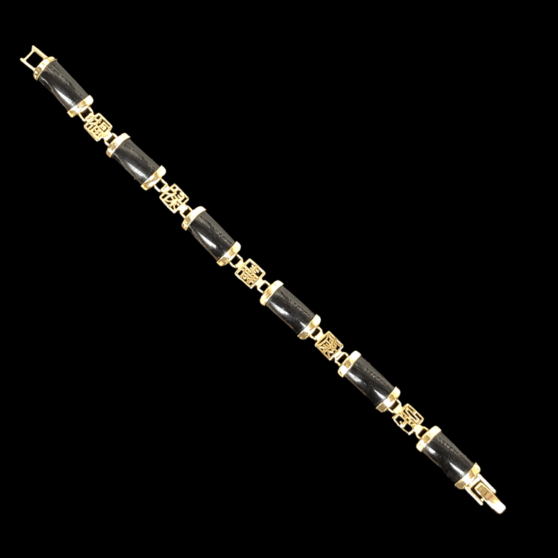 OLB 0087 -18K Gold Filled Oro Laminado BRACELET, NEW - KUANIA