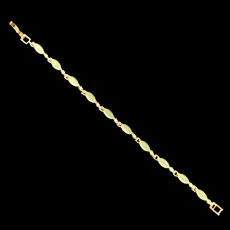 OLB 0090 -18K Gold Filled Oro Laminado BRACELET, NEW - KUANIA