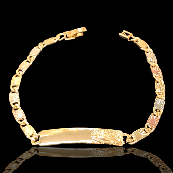 OLB 0098 -18K Gold Filled Oro Laminado BRACELET, NEW - KUANIA