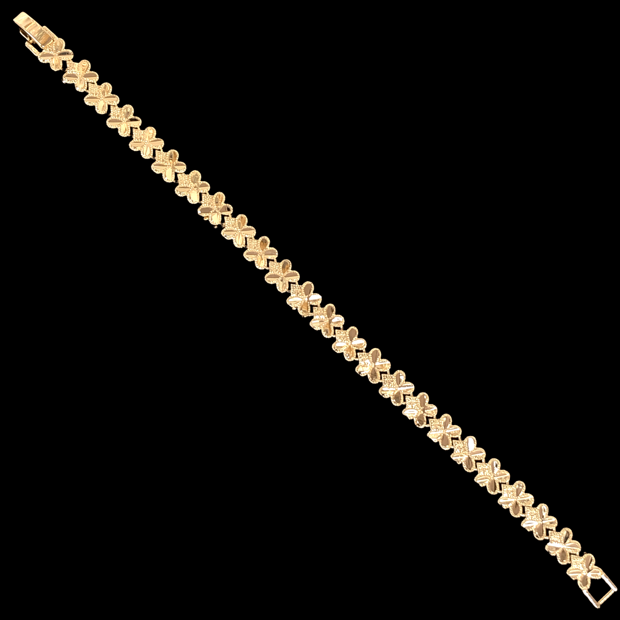 OLB 0164 -18K Gold Filled Oro Laminado BRACELET, NEW - KUANIA