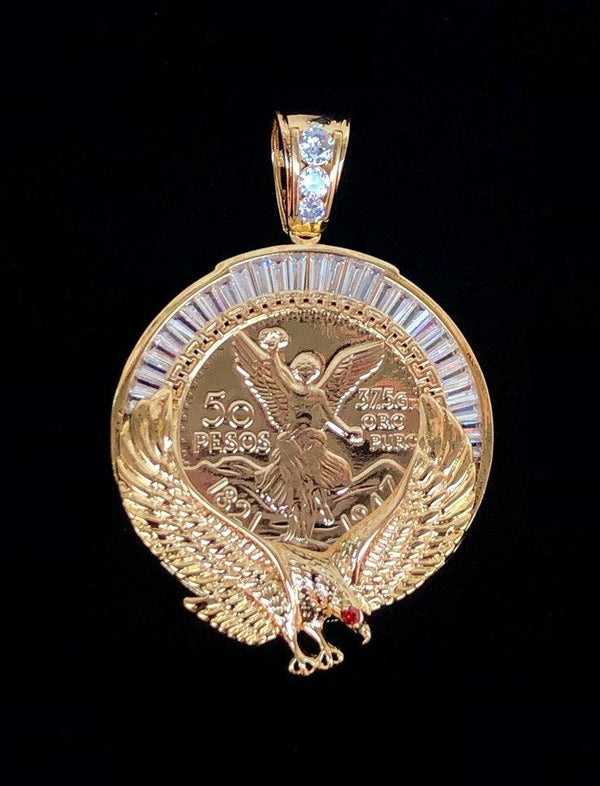OLC 0017 -18K Gold Filled Oro Laminado CENTANARIO, COIN, NEW - KUANIA