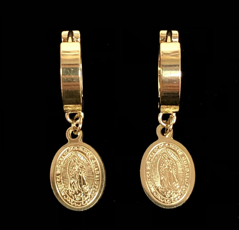 OLE 0066 -18K Gold Filled Oro Laminado EARRINGS, NEW - KUANIA
