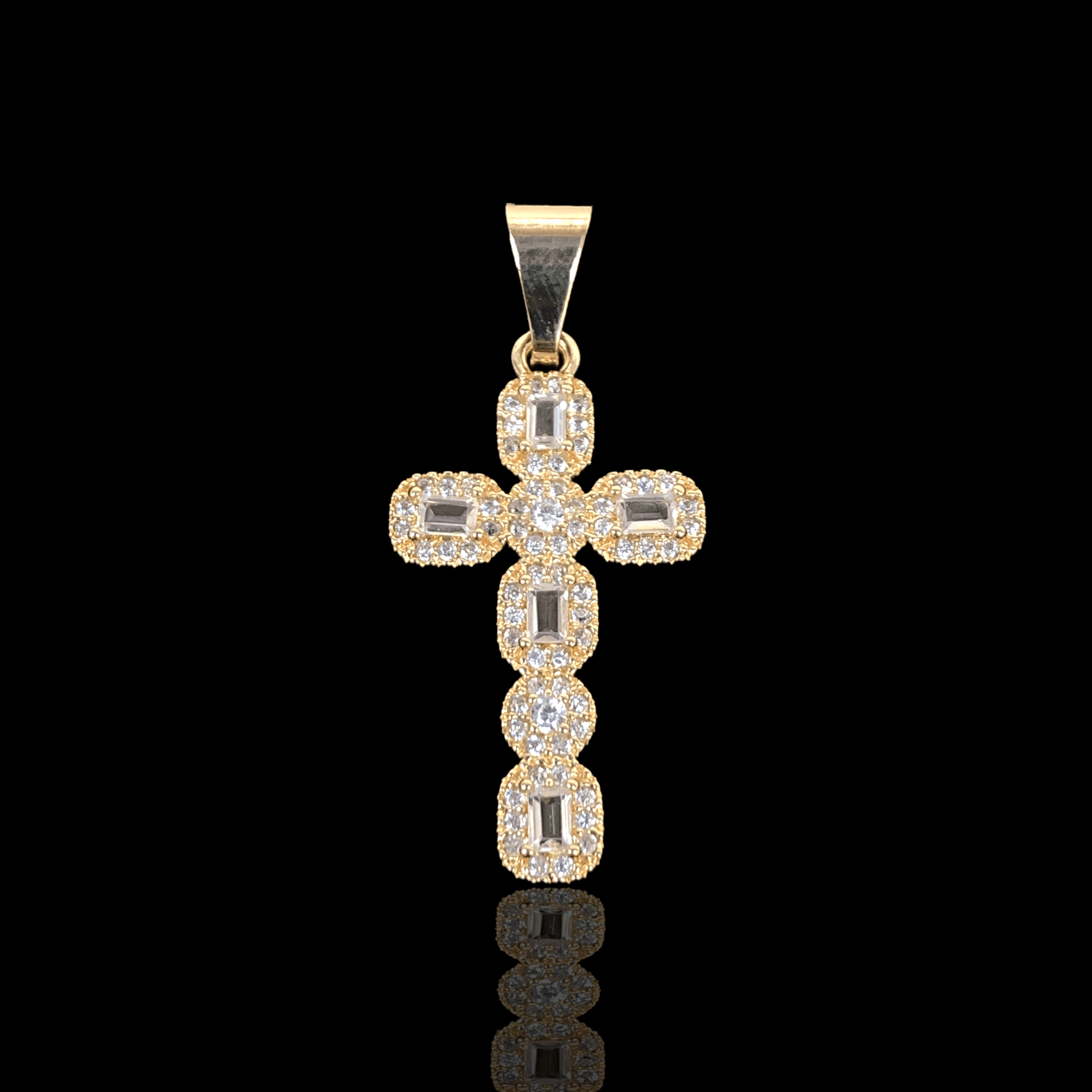 18K Gold-Filled Celtic Cross Pendant - KUANIA Oro Laminado