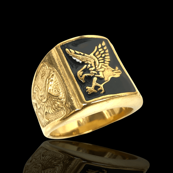 OLRA 0033 -18K Gold Filled Oro Laminado RING - KUANIA